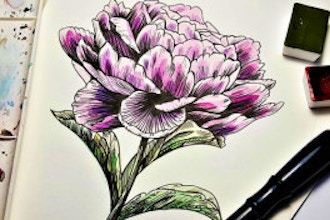 Drink & Draw: Spring Watercolors