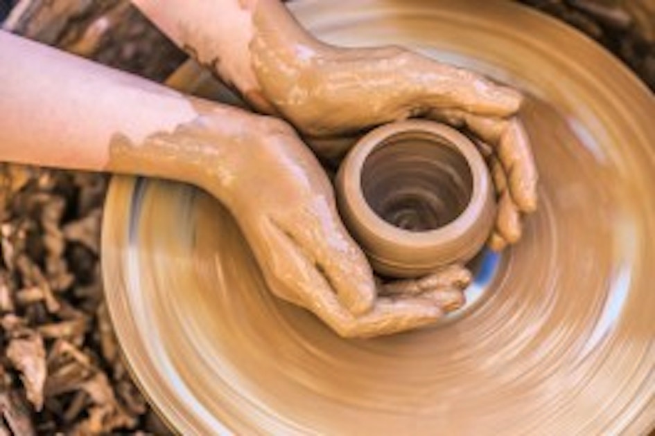 Party: Hand building Clay and Pottery Wheel - $350