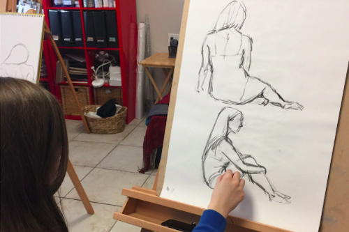 Summer Portfolio Workshop: Live Model Portrait (Ages 14-18)