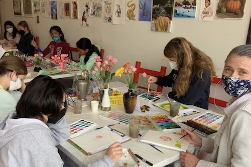 Watercolor 101 Art Camp (Ages 8-14)