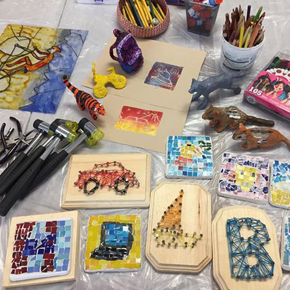 Unusual Art Materials Art Camp (Ages 6-10 yrs)