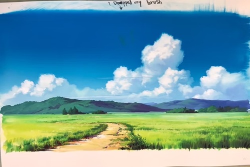 Gouache Painting