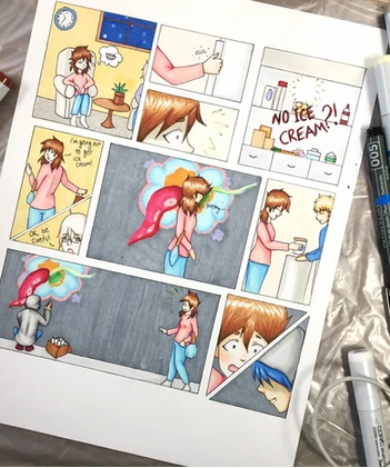 Advanced Manga/Comic Art Camp (Ages 10-16 yrs)