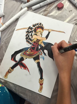 Advanced Manga/Comic Art Camp (Ages 10-16 yrs)