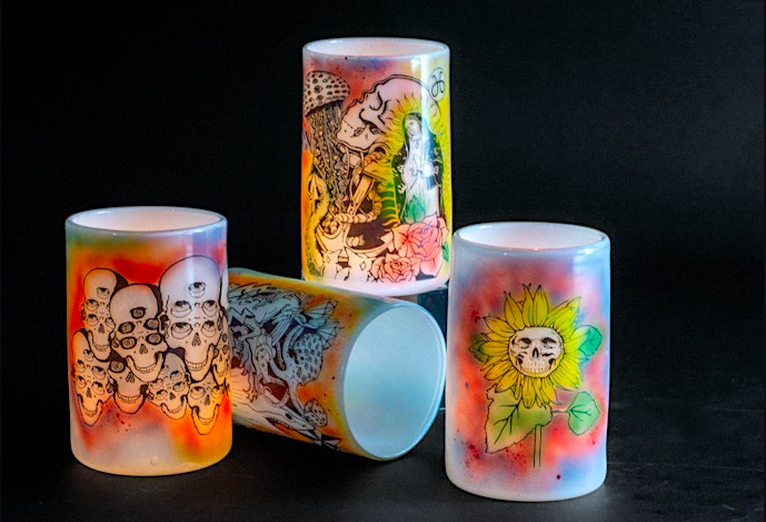 Narrative Fusion: Glass Stories with Decals & Enamels
