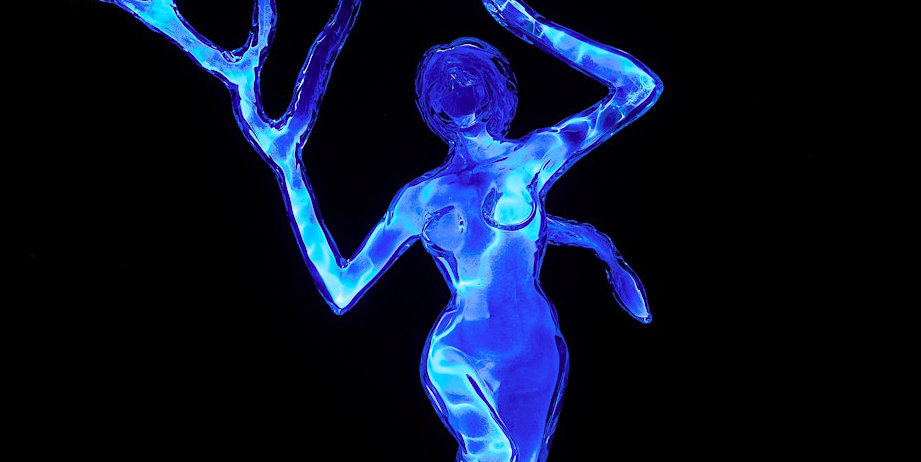 Under Vacuum - Plasma Light Sculpture in Borosilicate