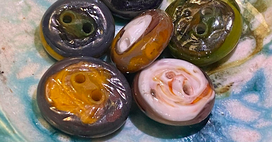 Intro to Beadmaking: Button Beads