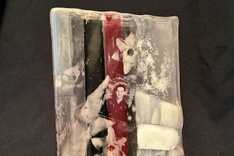 Experimental Fused Glass for Ambrotypes