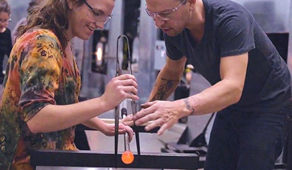 Pattern in All Dimensions: Fusing & Glassblowing