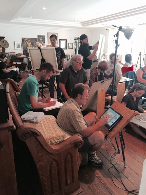 Life Drawing with a Model