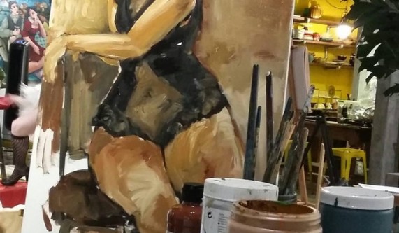 Rebecca Molayem's Paint Night
