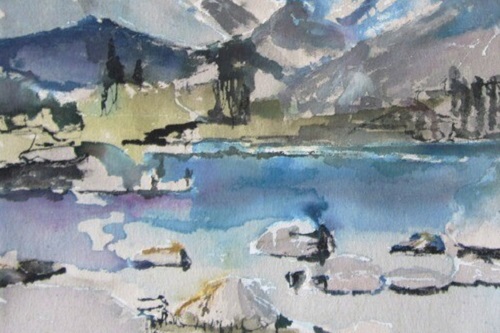 Drawing with Wet Media
