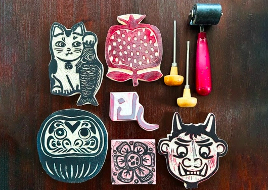 Block Printing on Textiles and Paper