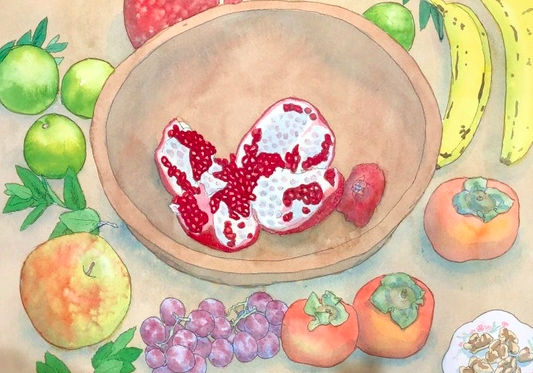 Still Life Watercolor Painting
