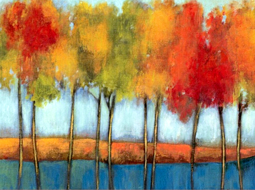 1-Time Total Beginners Oil Painting Workshop - Learn to Paint A Fall Landscape