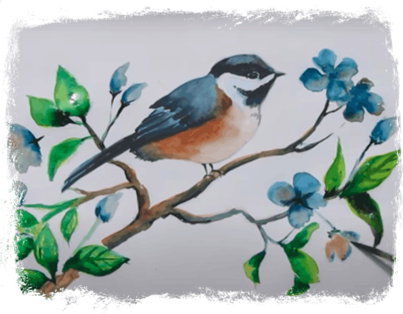 4 WEEK SESSION:BEGINNERS WATERCOLOR PAINTING CLASS ONLINE : HOW TO PAINT  FLORA, FAUNA AND FLOWERS - The Art Studio NY