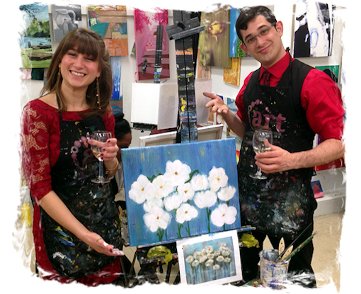Summer Love Art Class: Paint and Sip Unique Date Activity NYC