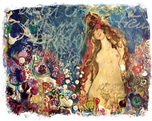 1-Time Fear-Free Mixed Media Workshop: Winter Season Collages For Beginners