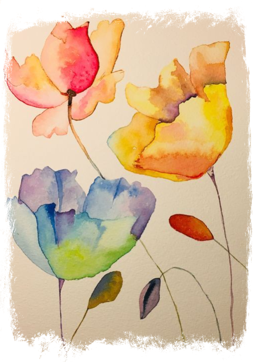 Beginners Watercolor Painting How to Paint Flowers [Class in NYC