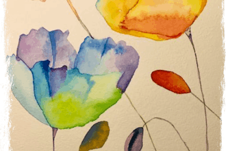 Beginners Watercolor Painting: Flora, Fauna and Flowers