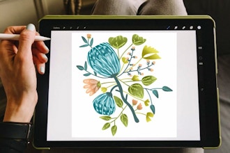 Beginners Intro to Procreate: How to Draw Flowers