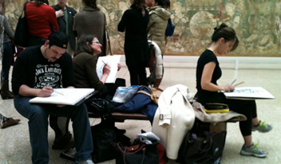 Beginners Drawing Class at the MET Museum