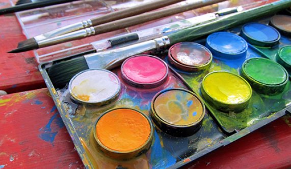 Beginners Watercolor Painting Art in Central Park