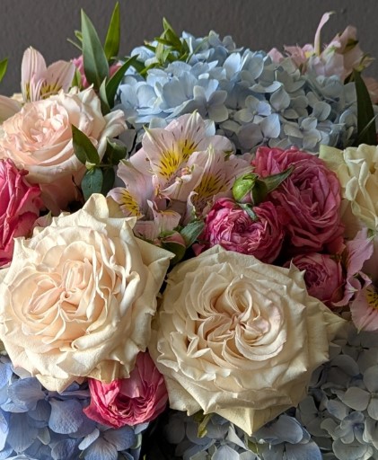 Mother's Day featuring Hydrangea and Roses