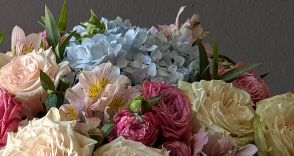 Mother's Day featuring Hydrangea and Roses