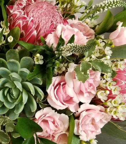 Pink & Green Florals