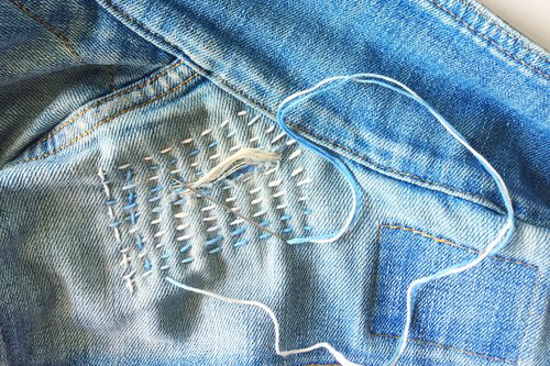 Sashiko Mending
