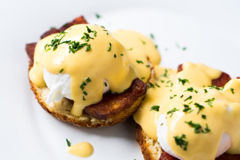 DIY Eggs Benedict + Homemade English Muffins