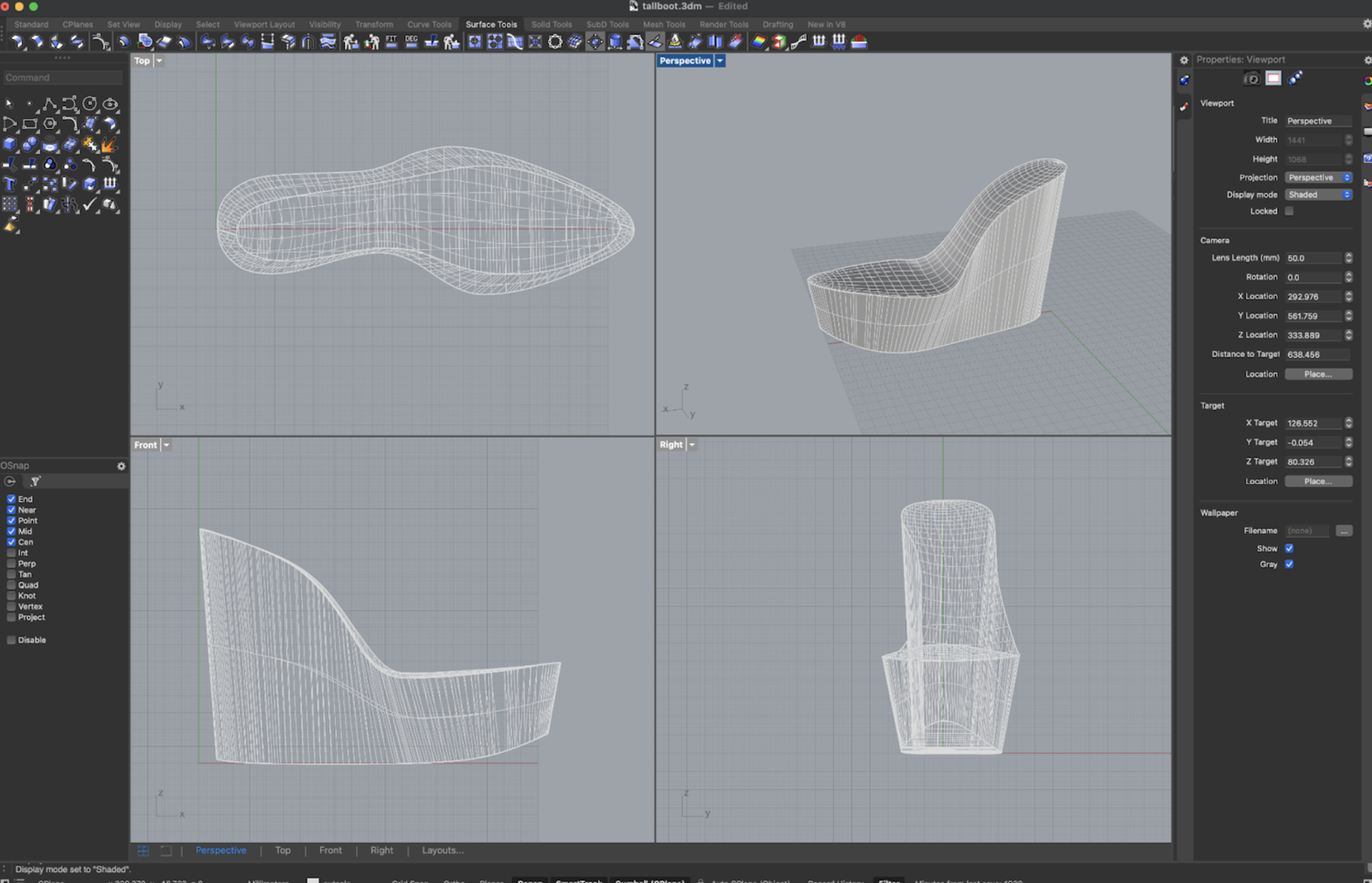 3D Printing Heels and Wedges with Rhino