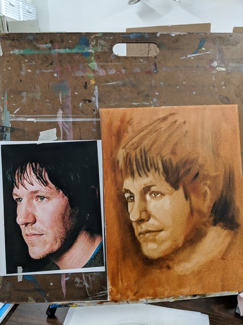 Oil Paint Portraiture from Photographs