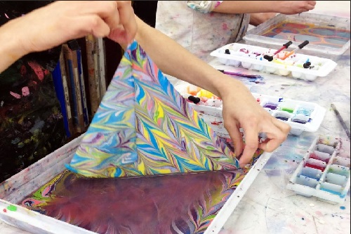 One Day Intensive: Fabric Marbling