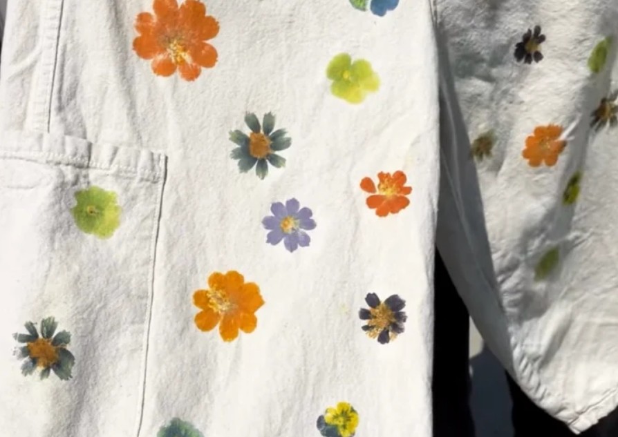 Flower Hammering Natural Dye
