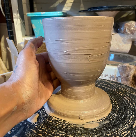 wheel thrown pottery classes near me