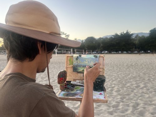 Plein-Air Painting in Gouache