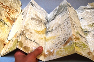 Accordion Folded Book & Non-Adhesive Cover