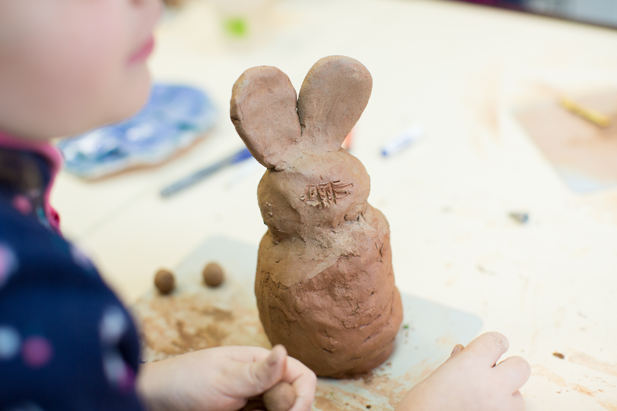 clay sculpture for kids
