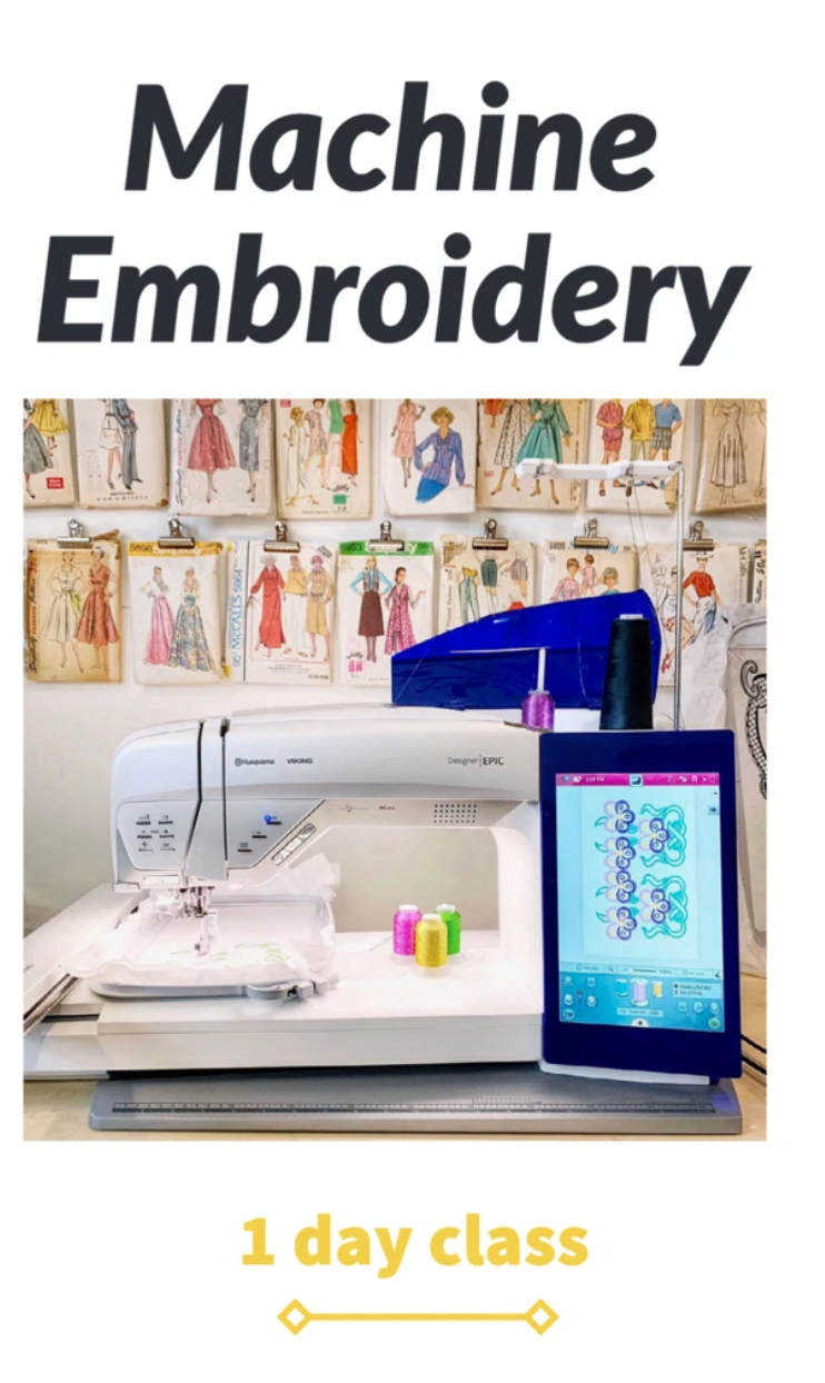 Machine Embroidery 101