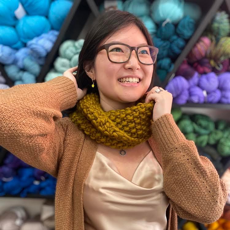 Knitting 102: Chunky Seed Stitch Cowl