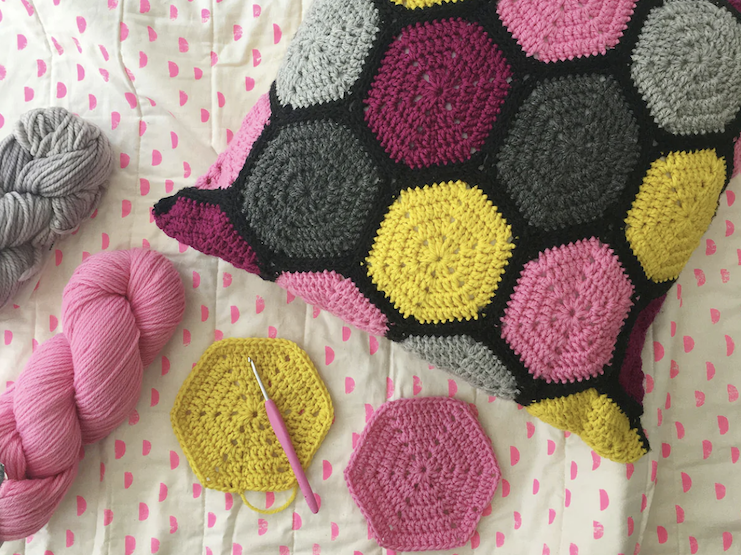 Crochet Hexagon Motifs
