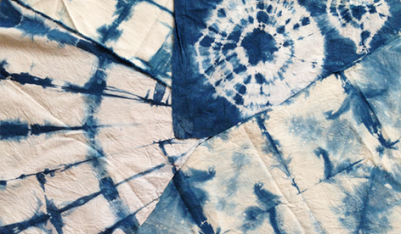 Indigo Shibori Dyeing