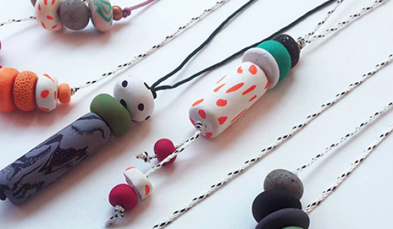 DIY Clay Bead Necklaces