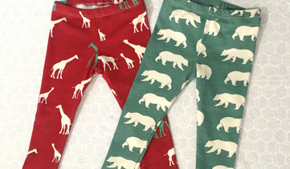 Sew baby leggings