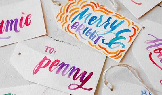 Beginner Watercolor Brush Lettering