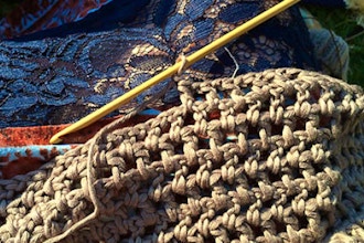 Finger-Crochet Wool Cowl