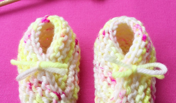 Knit Baby Booties