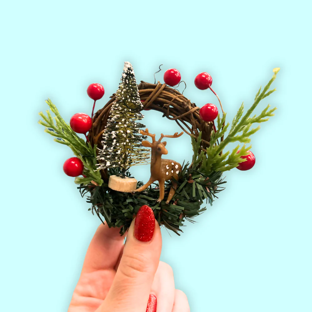 Create & Celebrate: Mini Wreath Ornaments